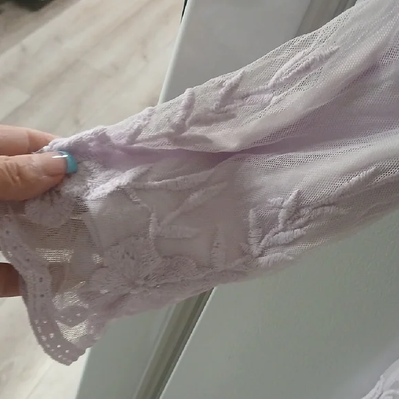 Orange Creek Lilac Embroidered Long Sleeve Dress - Picture 3 of 5